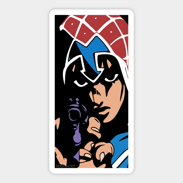 Blue Mista Sticker by Siderjacket